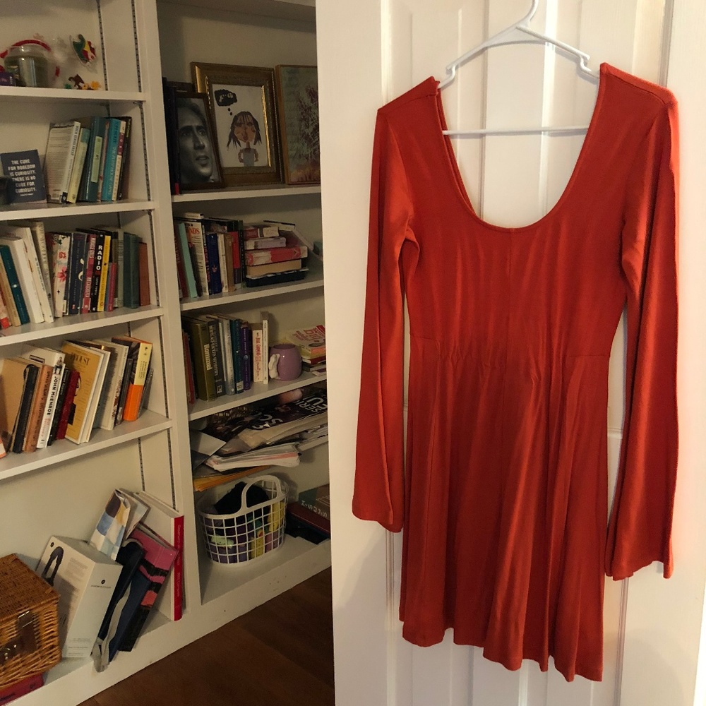 ASOS Orange Deep Scoop Dress